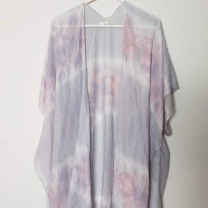 Free People Tie Dye Pastel Kimono